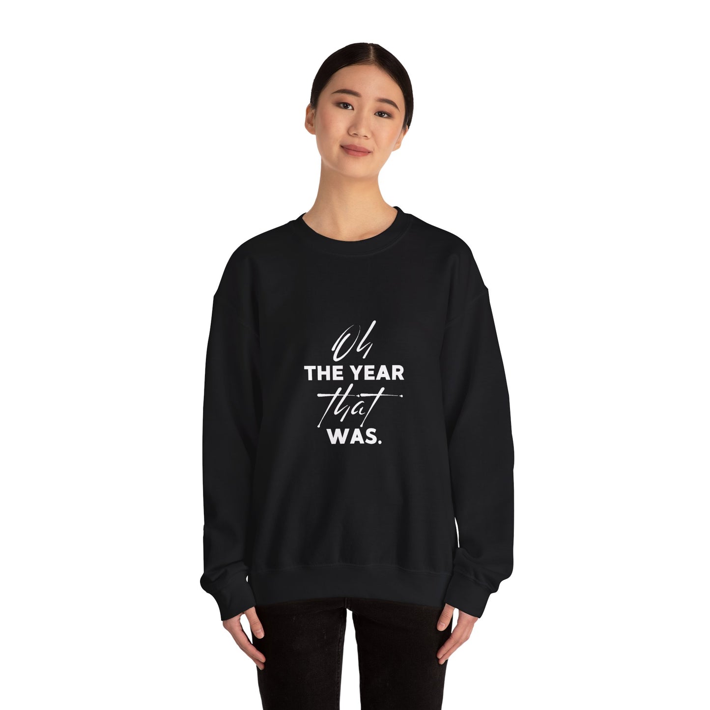 Oh the year that was- dark-Unisex Heavy Blend™ Crewneck Sweatshirt