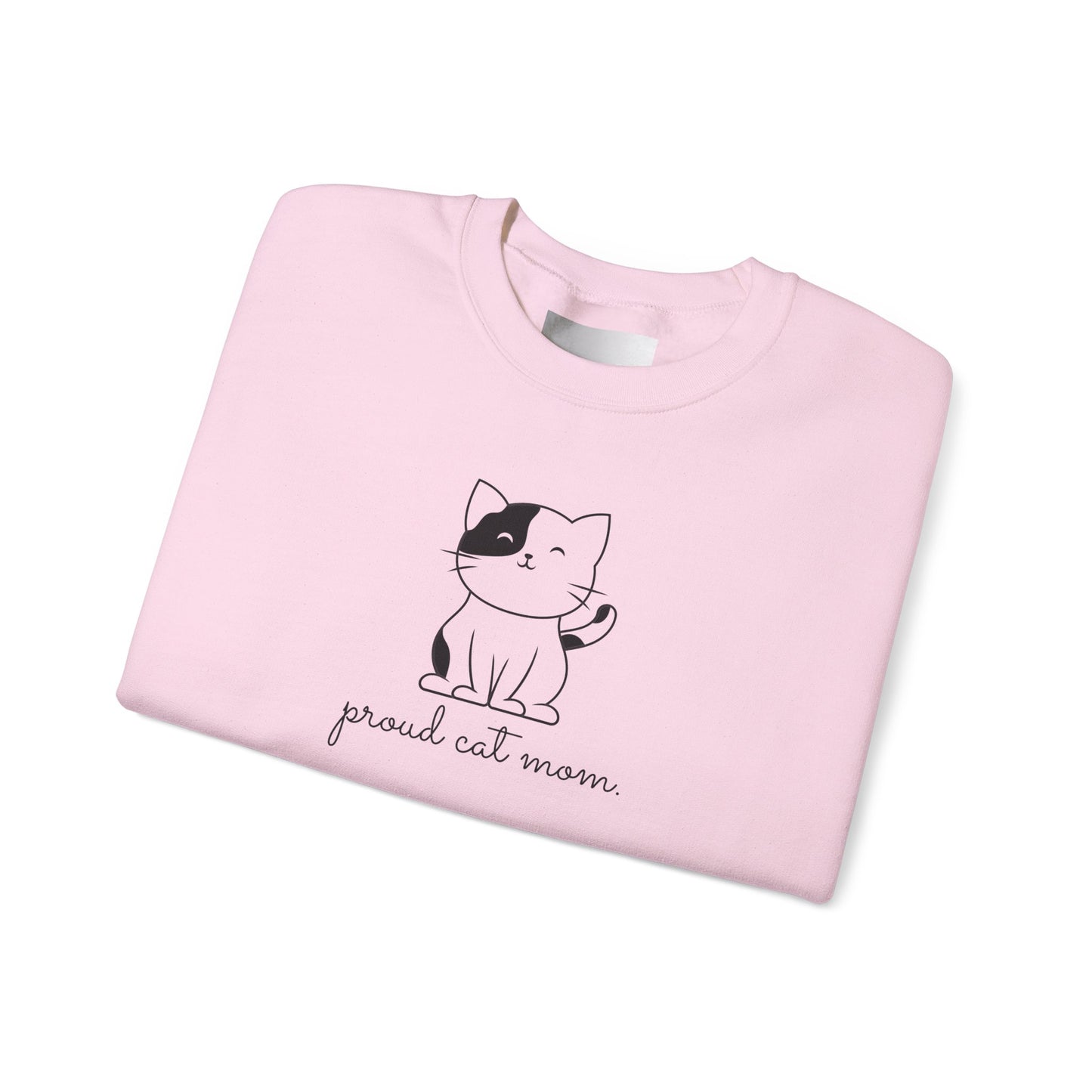 Proud Cat Mom-Unisex Heavy Blend™ Crewneck Sweatshirt