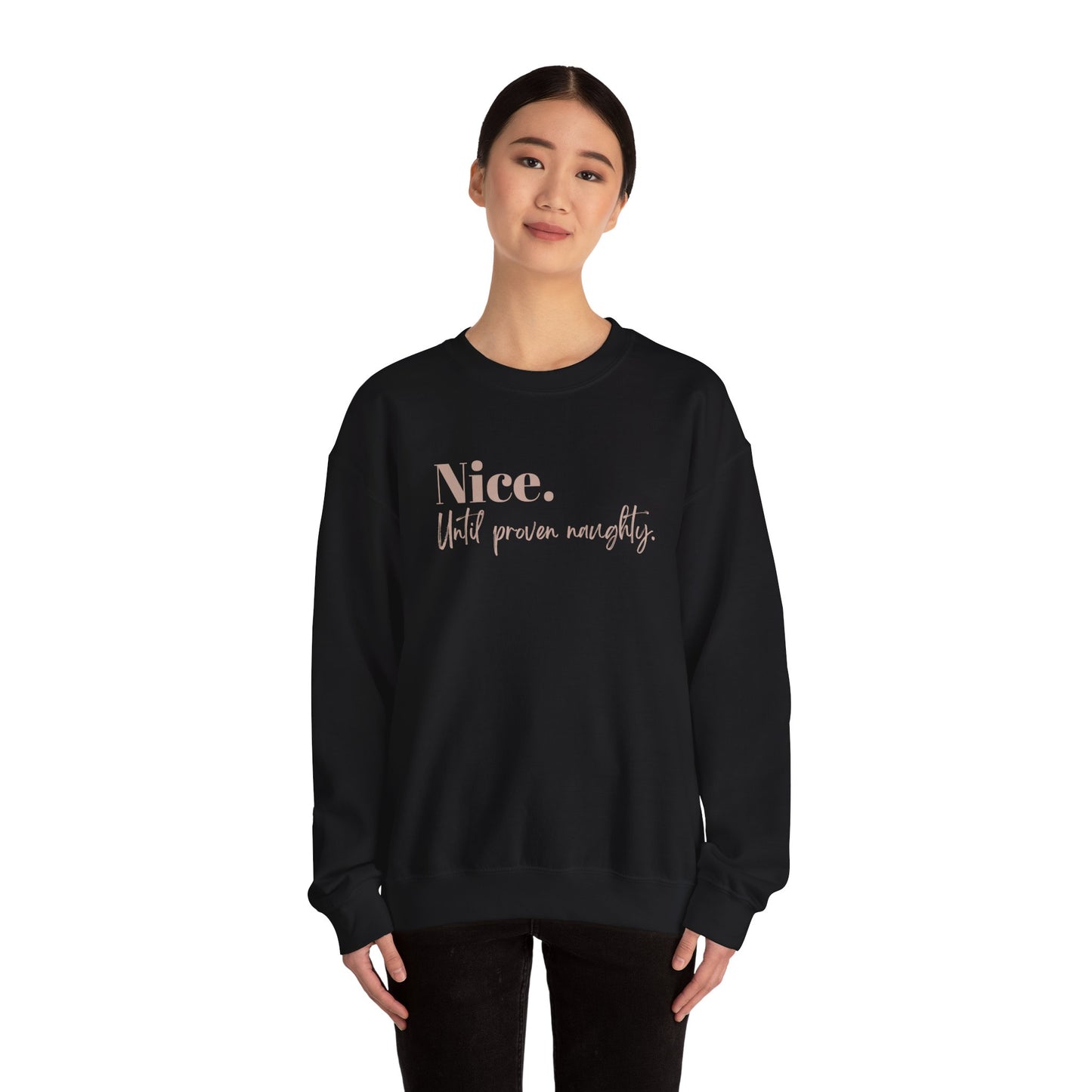 Nice and Naughty Unisex Heavy Blend™ Crewneck Sweatshirt