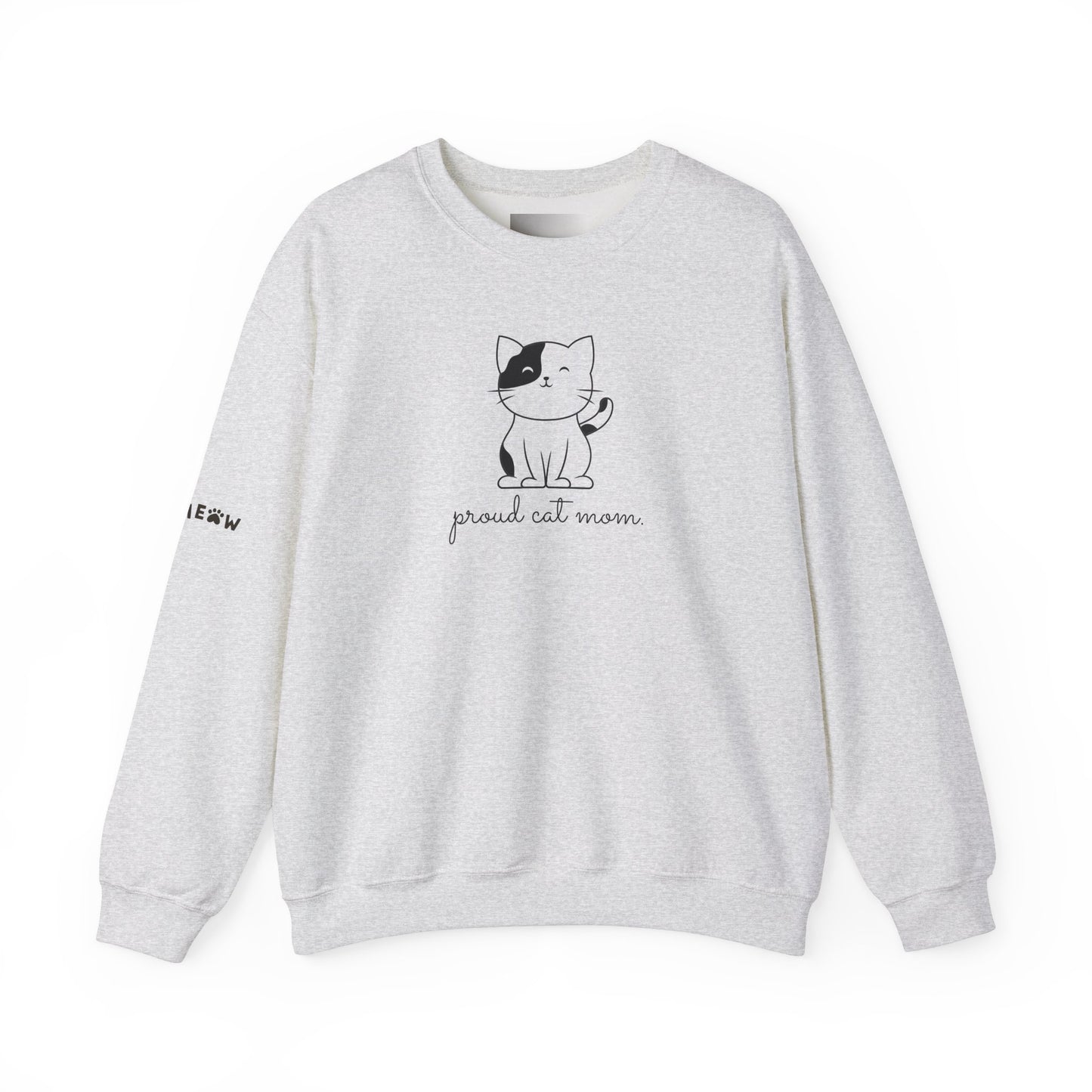 Proud Cat Mom-Unisex Heavy Blend™ Crewneck Sweatshirt