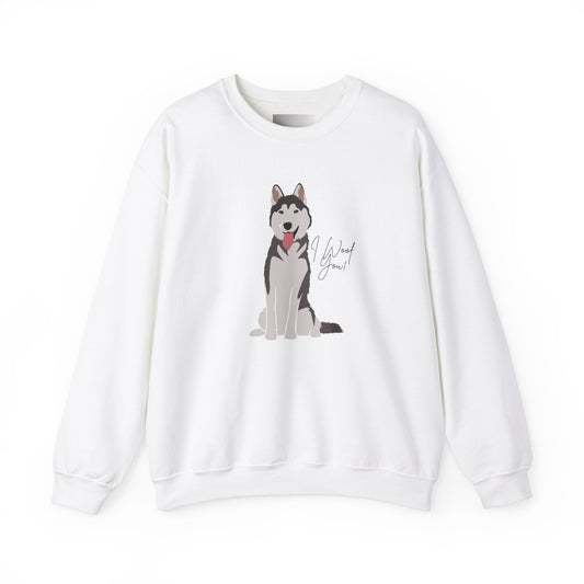 I Woof You-Unisex Heavy Blend™ Crewneck Sweatshirt