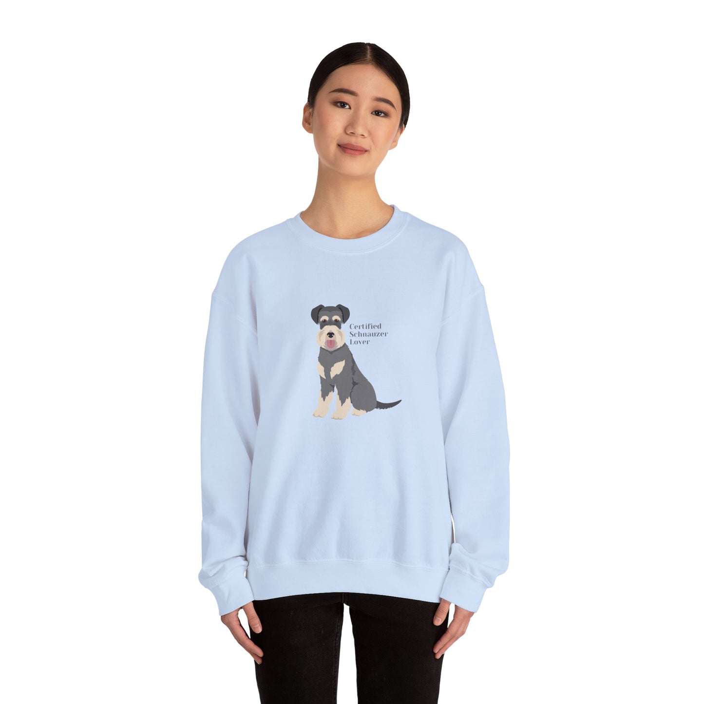 Certified Schnauzer Lover-Unisex Heavy Blend™ Crewneck Sweatshirt