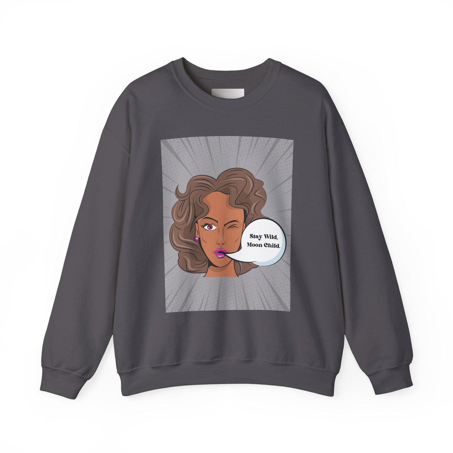 Stay Wild Moon Child-Unisex Heavy Blend™ Crewneck Sweatshirt