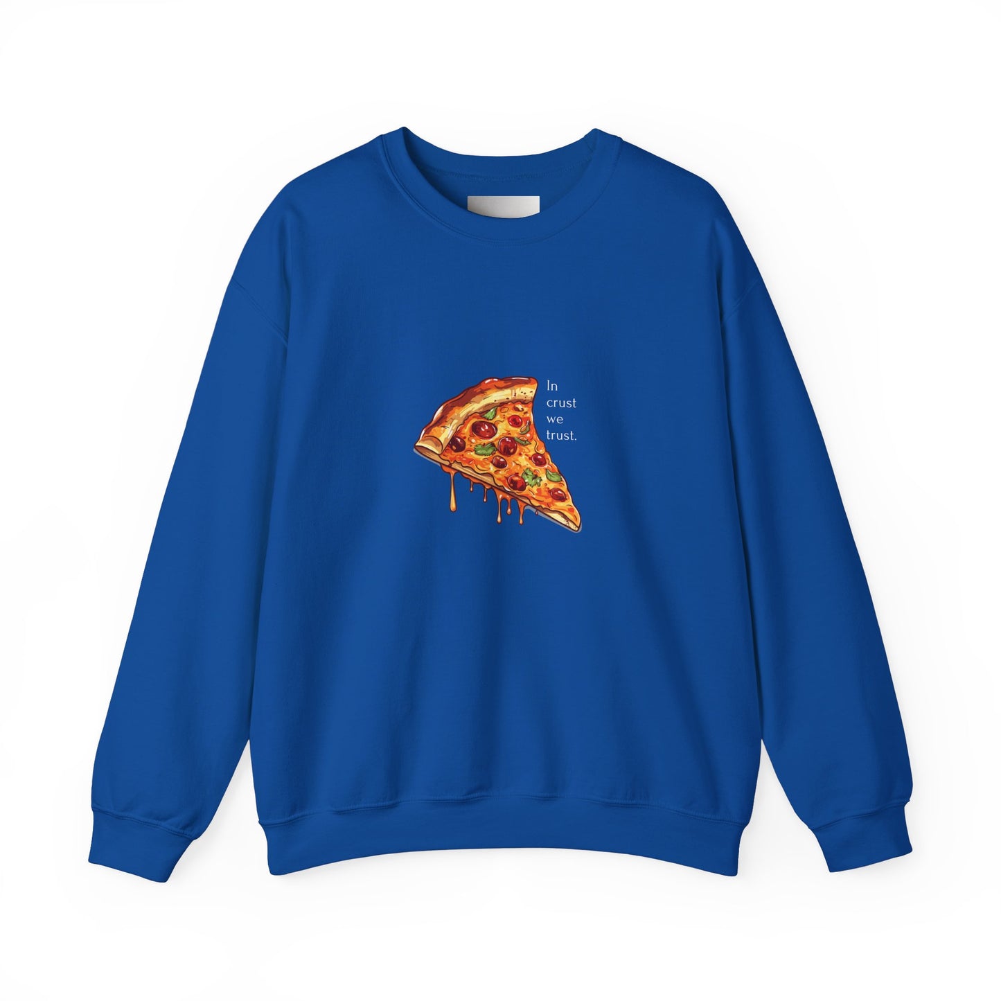 In crust we trust- Dark-Unisex Heavy Blend™ Crewneck Sweatshirt