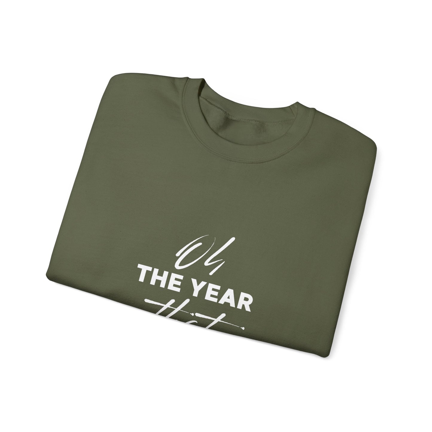 Oh the year that was- dark-Unisex Heavy Blend™ Crewneck Sweatshirt