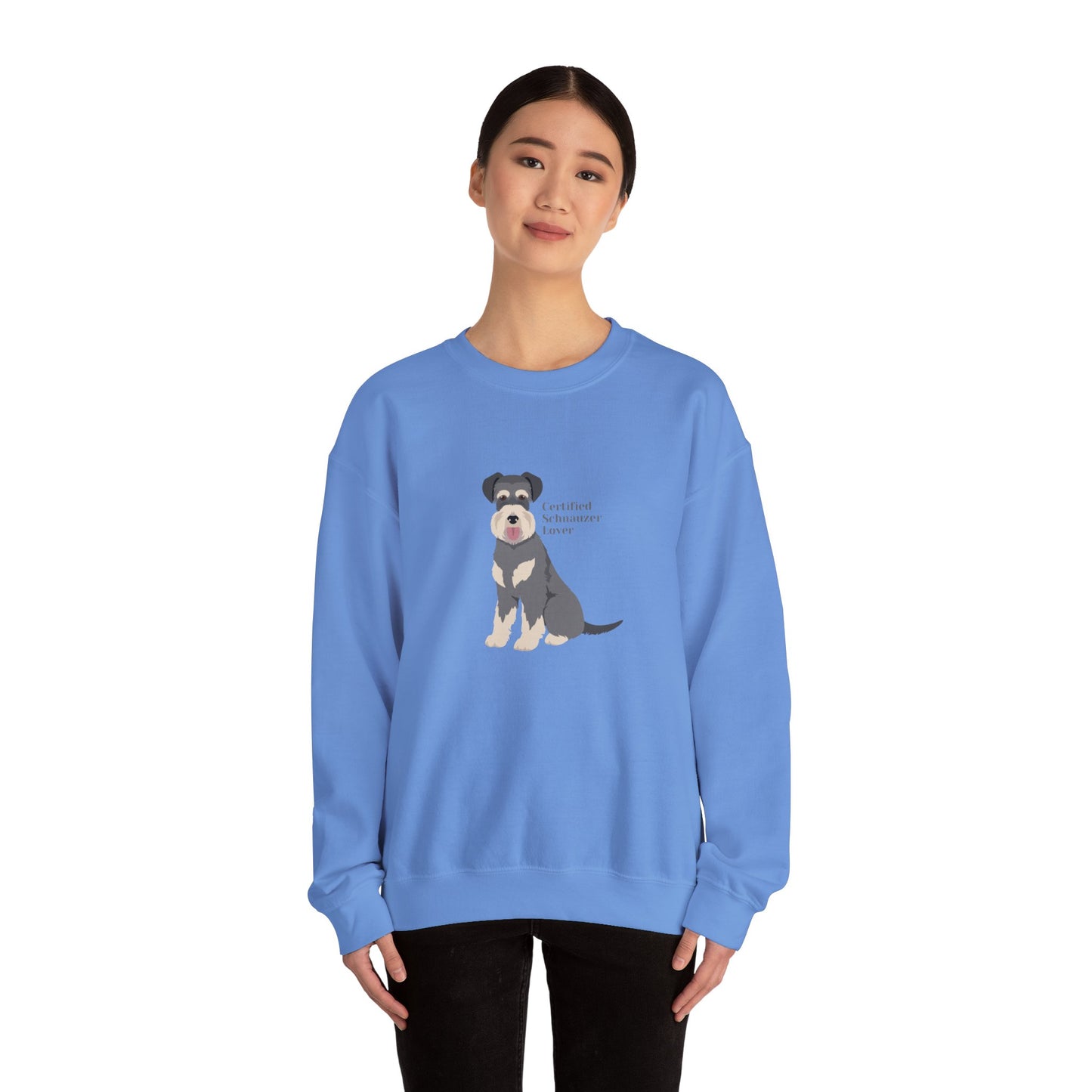 Certified Schnauzer Lover-Unisex Heavy Blend™ Crewneck Sweatshirt