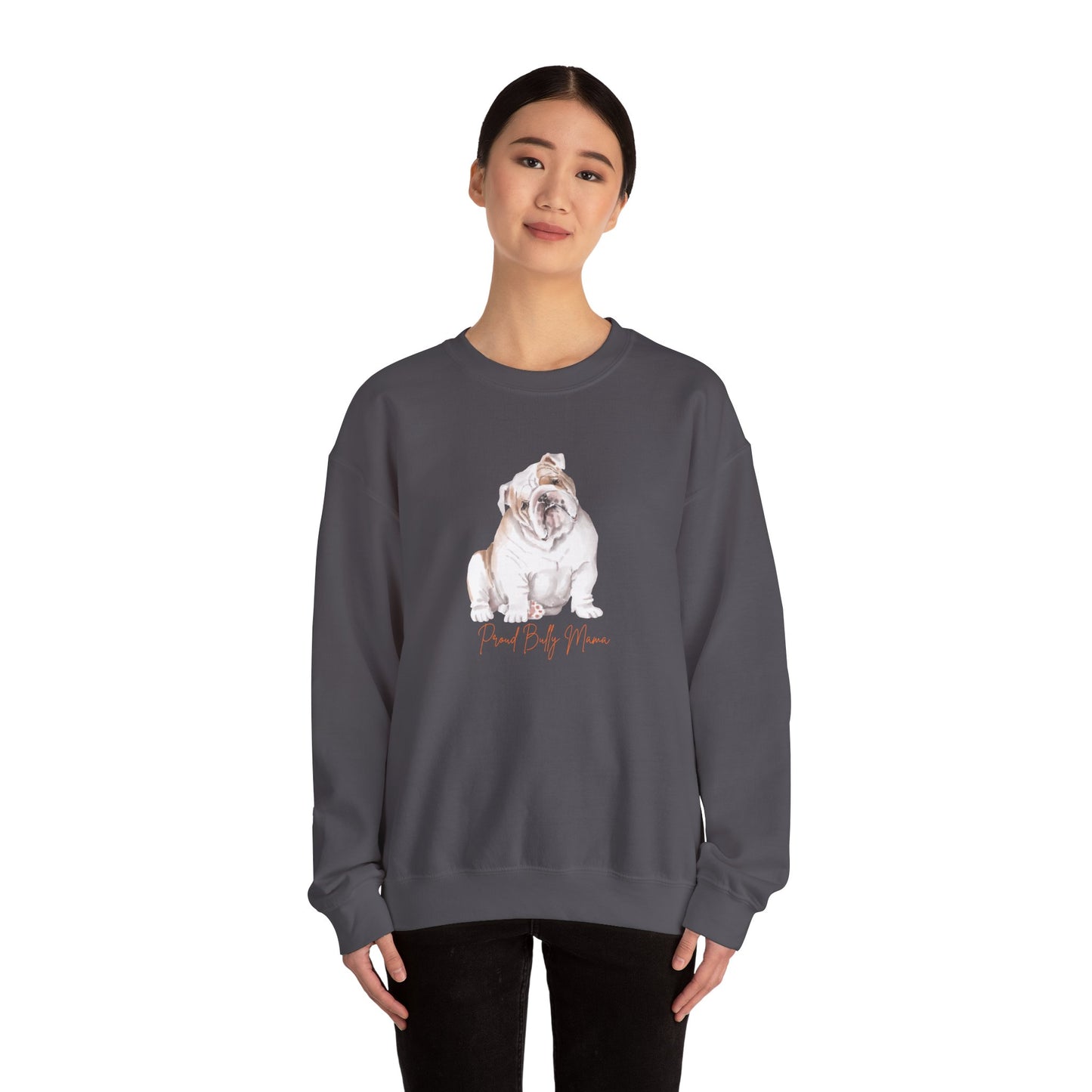 Proud Bully Mama-Unisex Heavy Blend™ Crewneck Sweatshirt