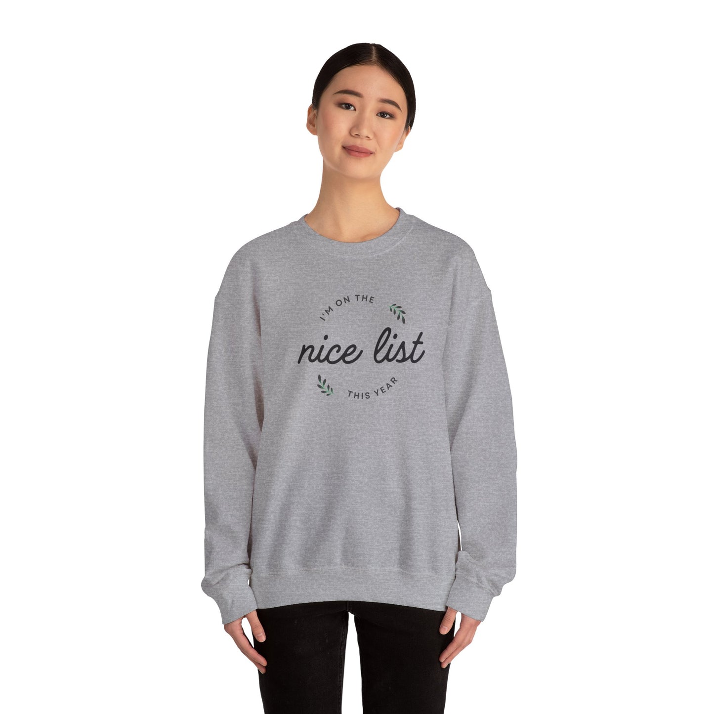 Nice List Unisex Heavy Blend™ Crewneck Sweatshirt