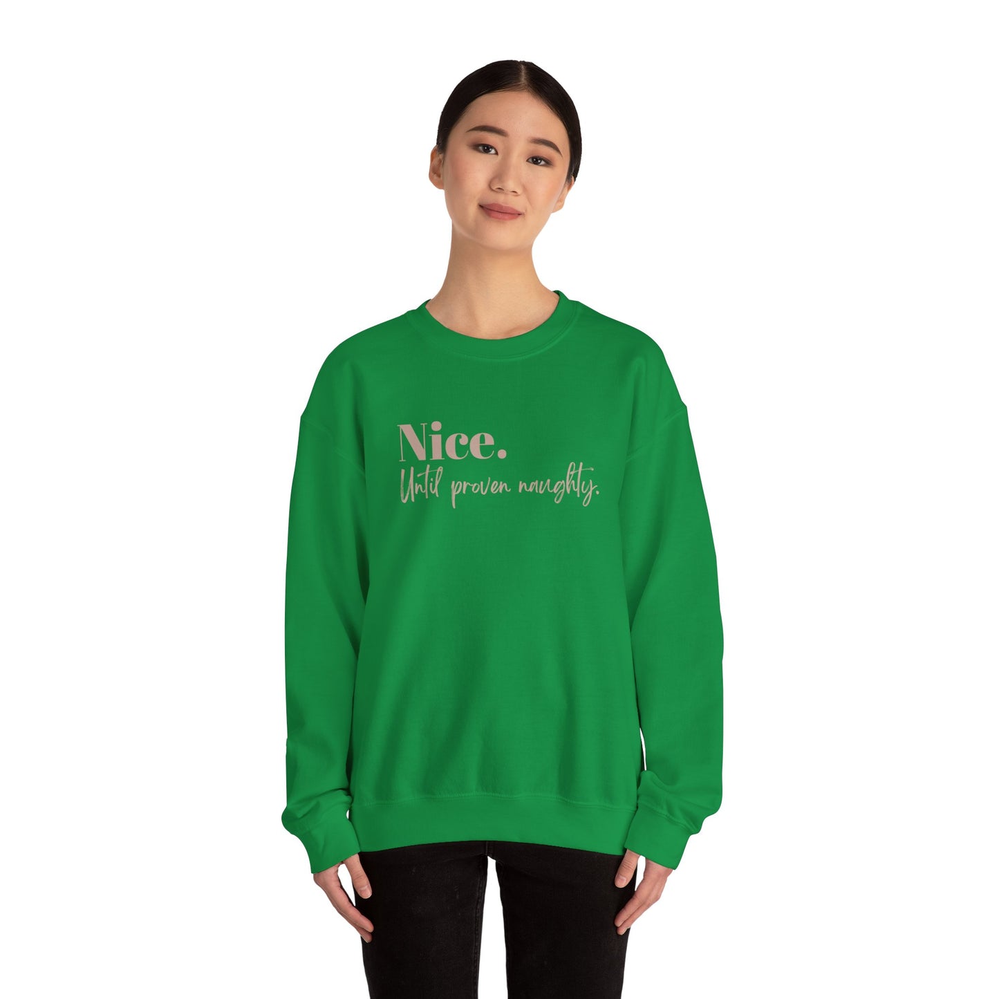 Nice and Naughty Unisex Heavy Blend™ Crewneck Sweatshirt