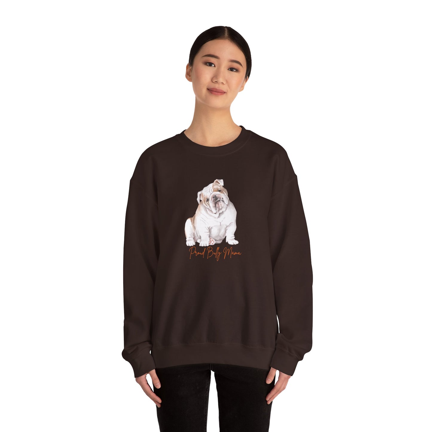 Proud Bully Mama-Unisex Heavy Blend™ Crewneck Sweatshirt