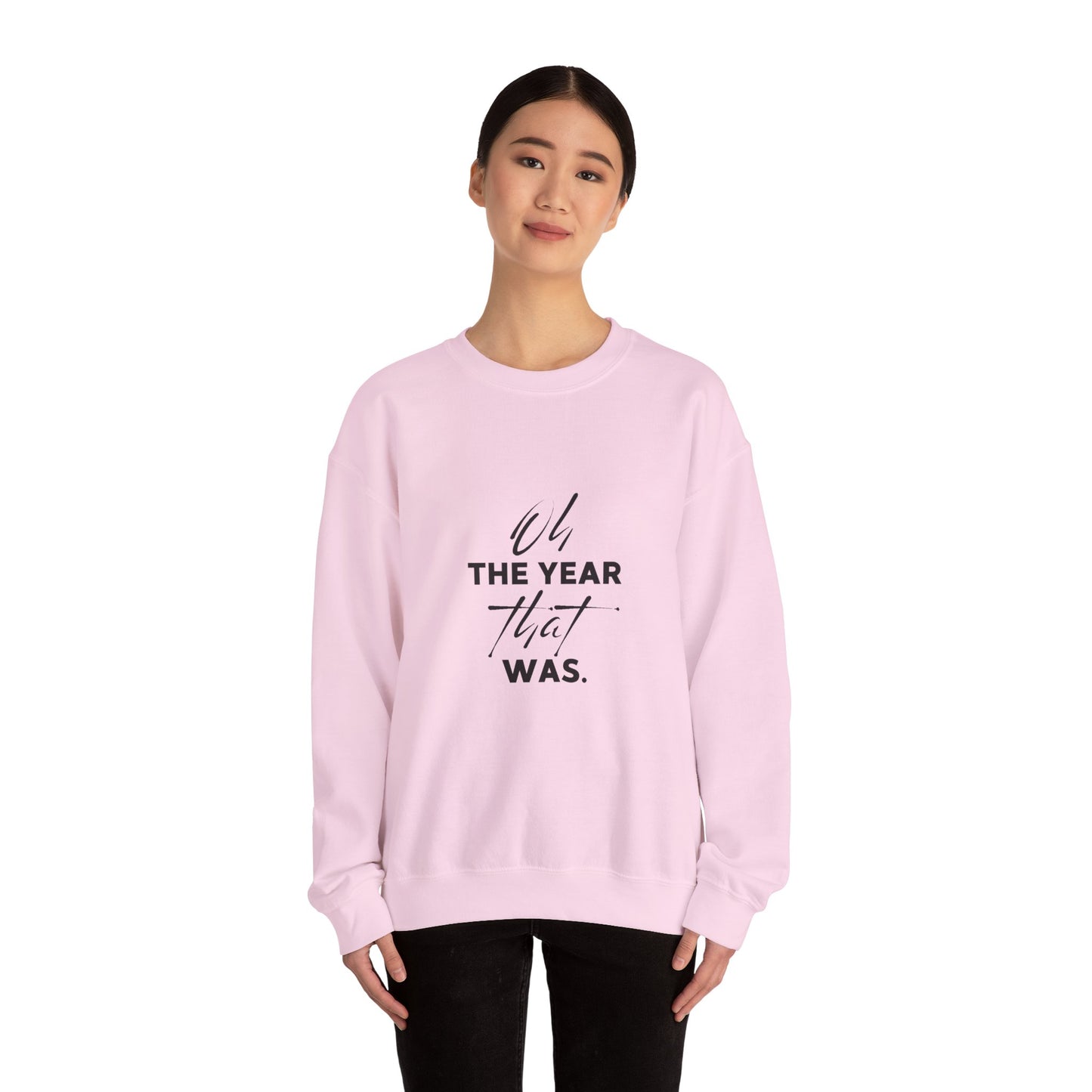 Oh the year that was- light-Unisex Heavy Blend™ Crewneck Sweatshirt