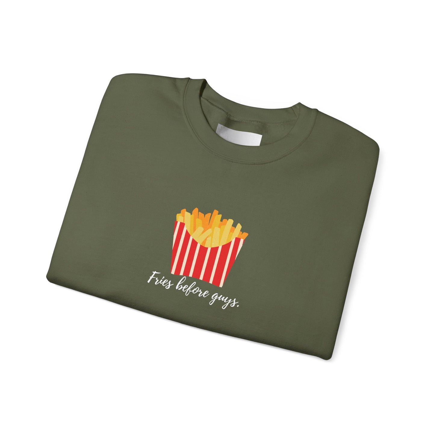 Fries before guys-Unisex Heavy Blend™ Crewneck Sweatshirt