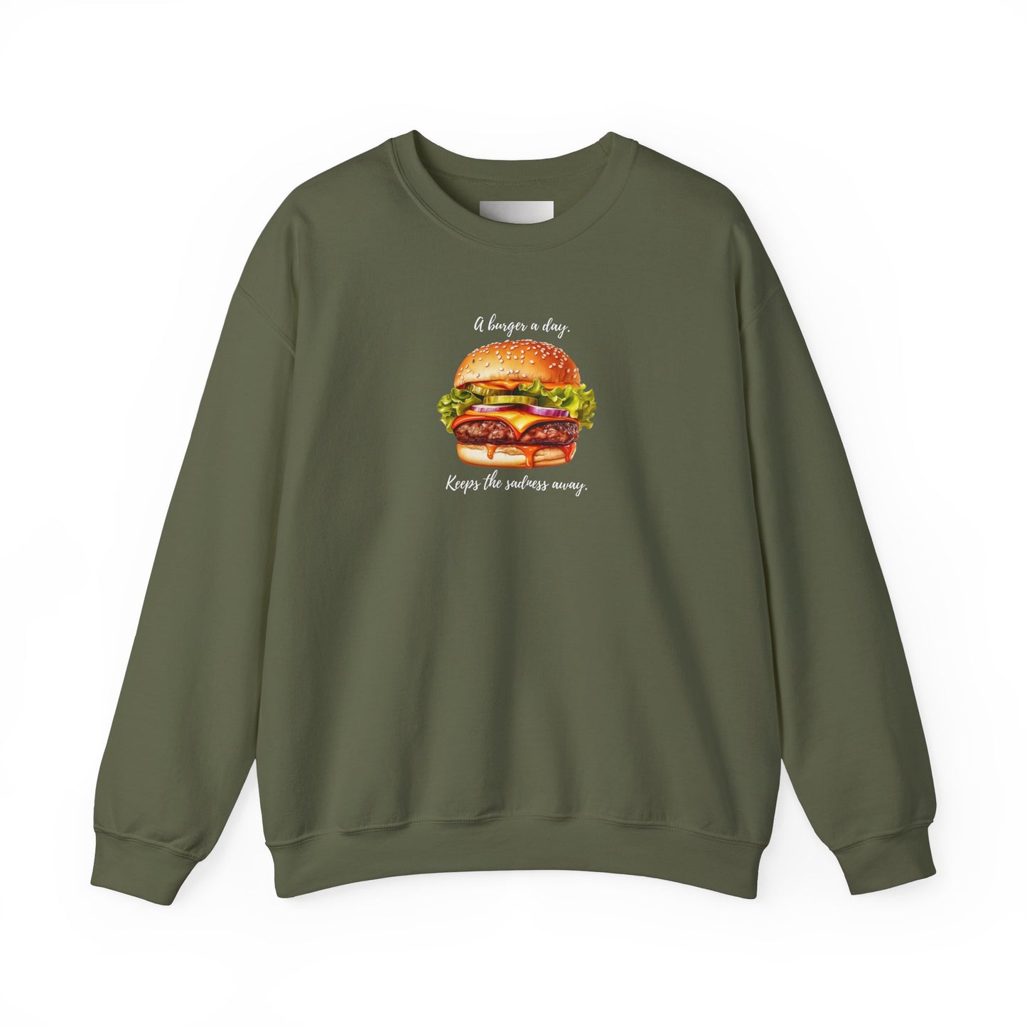 A burger a day- Unisex Heavy Blend™ Crewneck Sweatshirt