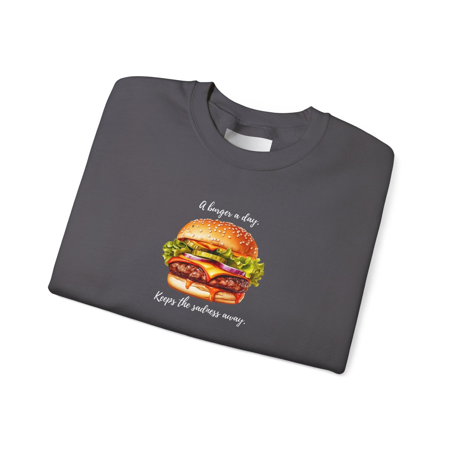 A burger a day- Unisex Heavy Blend™ Crewneck Sweatshirt