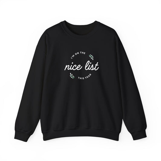 Nice List Unisex Heavy Blend™ Crewneck Sweatshirt