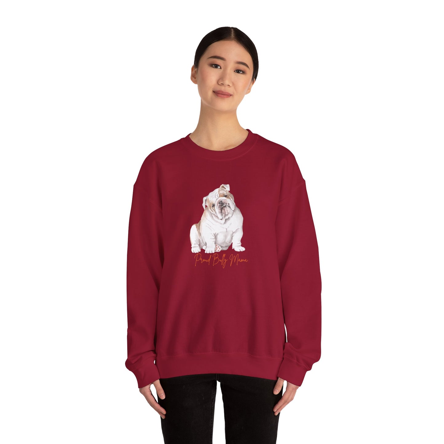 Proud Bully Mama-Unisex Heavy Blend™ Crewneck Sweatshirt