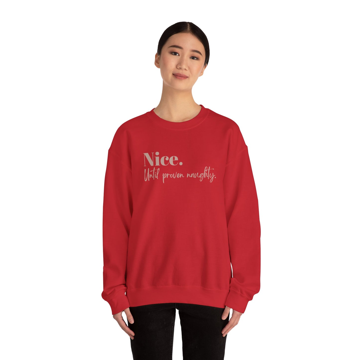 Nice and Naughty Unisex Heavy Blend™ Crewneck Sweatshirt