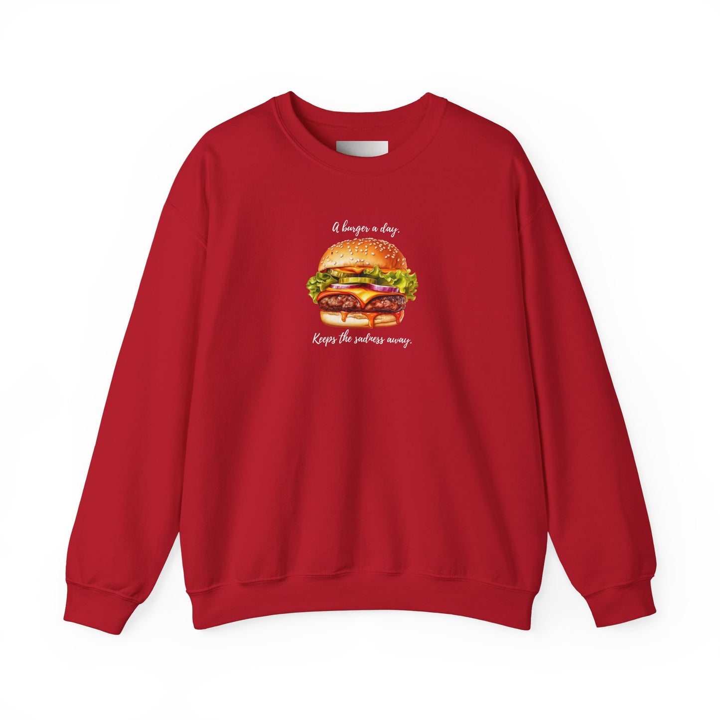 A burger a day- Unisex Heavy Blend™ Crewneck Sweatshirt