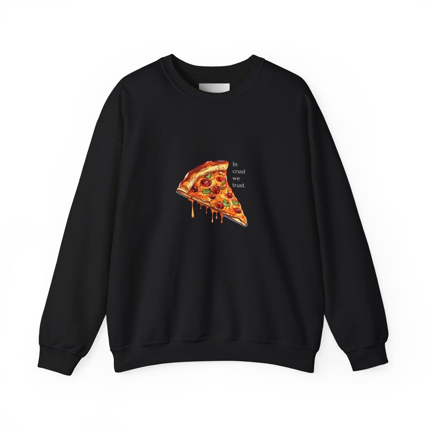 In crust we trust- Dark-Unisex Heavy Blend™ Crewneck Sweatshirt