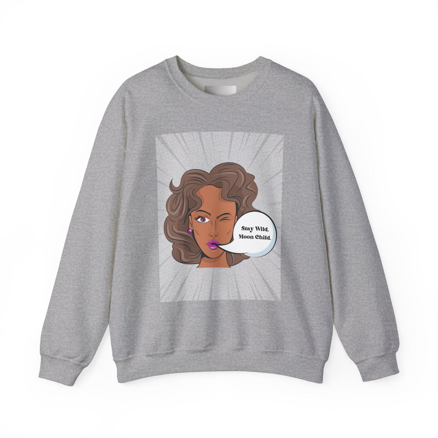 Stay Wild Moon Child-Unisex Heavy Blend™ Crewneck Sweatshirt