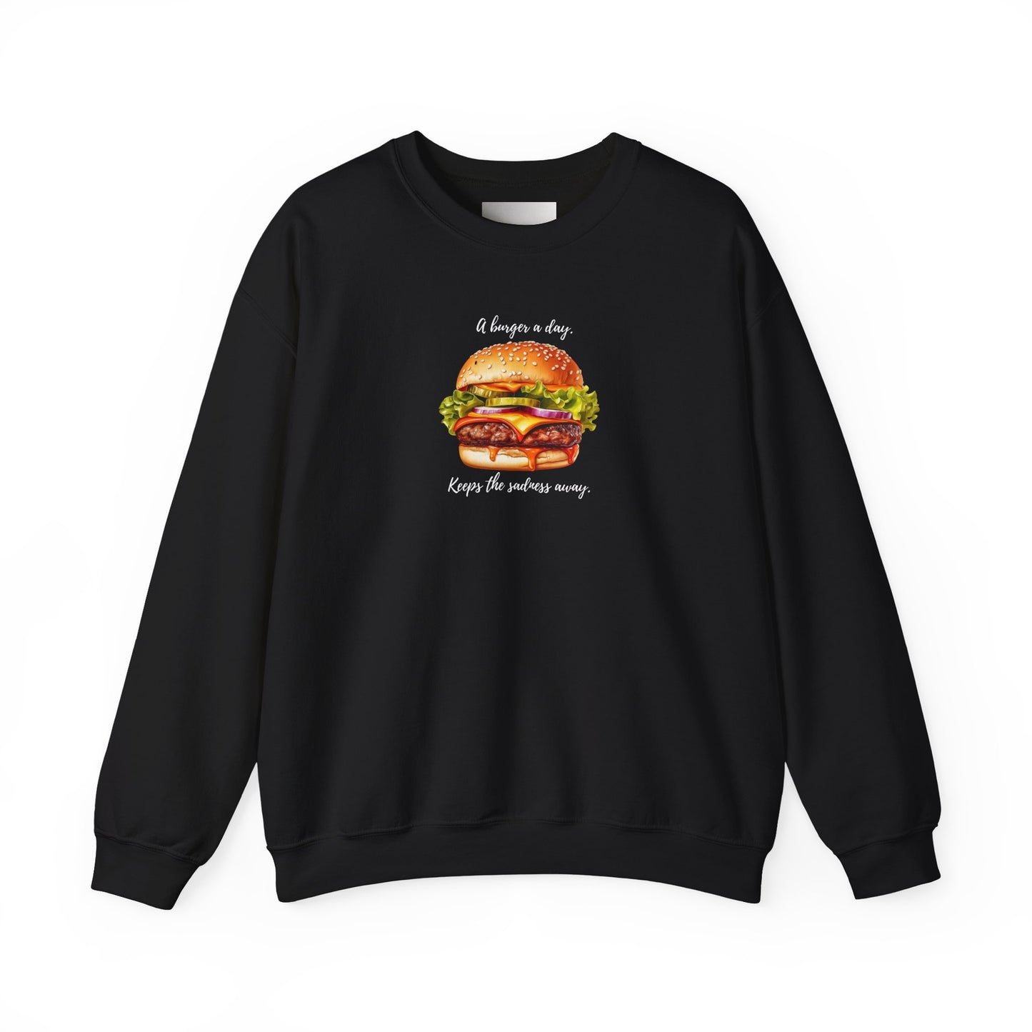 A burger a day- Unisex Heavy Blend™ Crewneck Sweatshirt