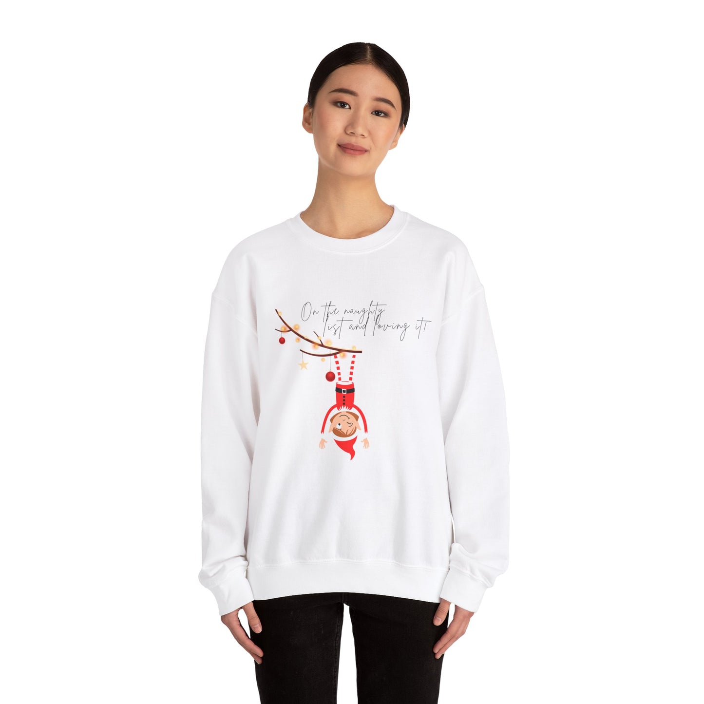 Naughty and Nice-Unisex Heavy Blend™ Crewneck Sweatshirt