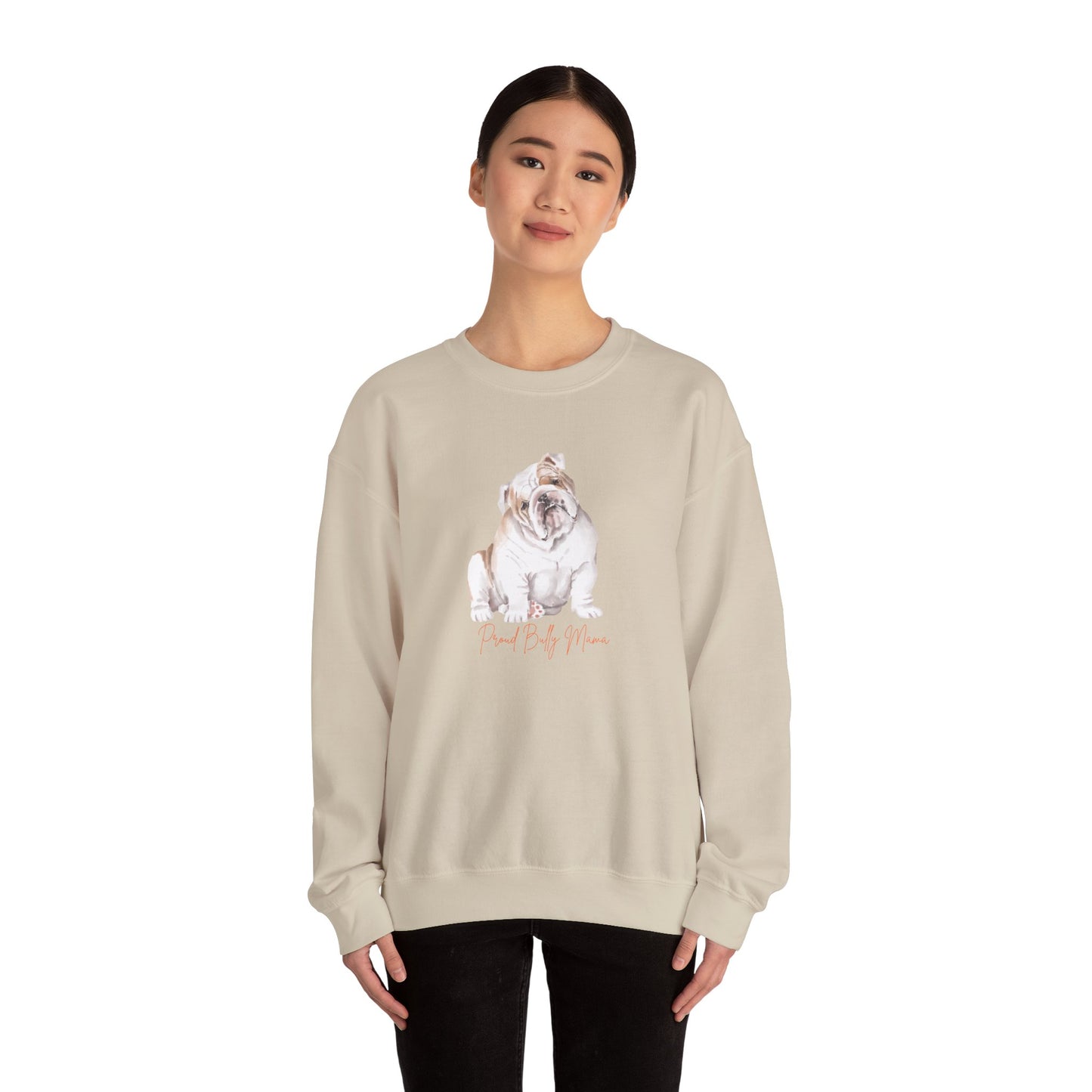 Proud Bully Mama-Unisex Heavy Blend™ Crewneck Sweatshirt