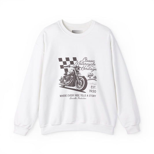 Motorcycle- Unisex Heavy Blend™ Crewneck Sweatshirt