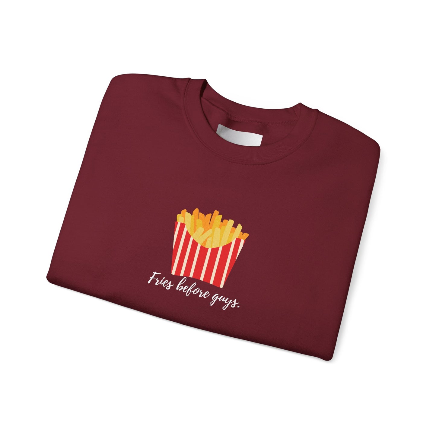 Fries before guys-Unisex Heavy Blend™ Crewneck Sweatshirt