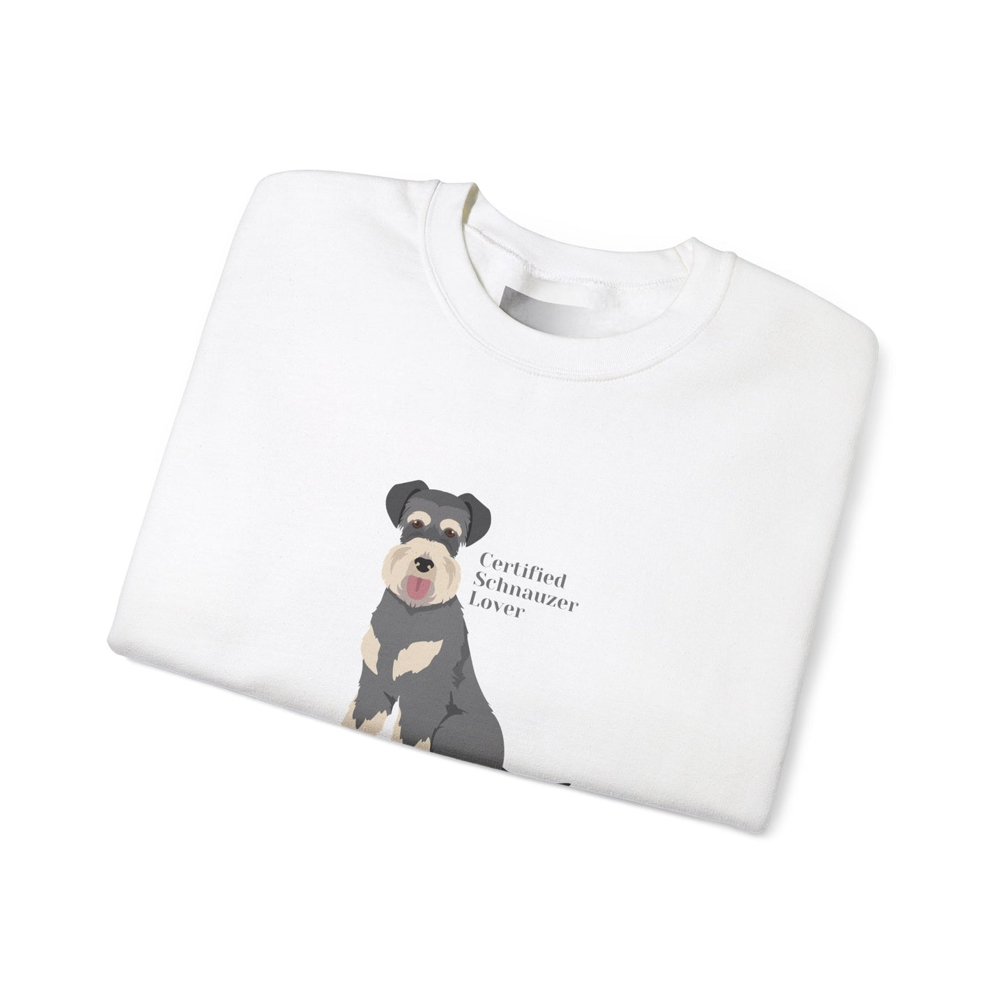 Certified Schnauzer Lover-Unisex Heavy Blend™ Crewneck Sweatshirt