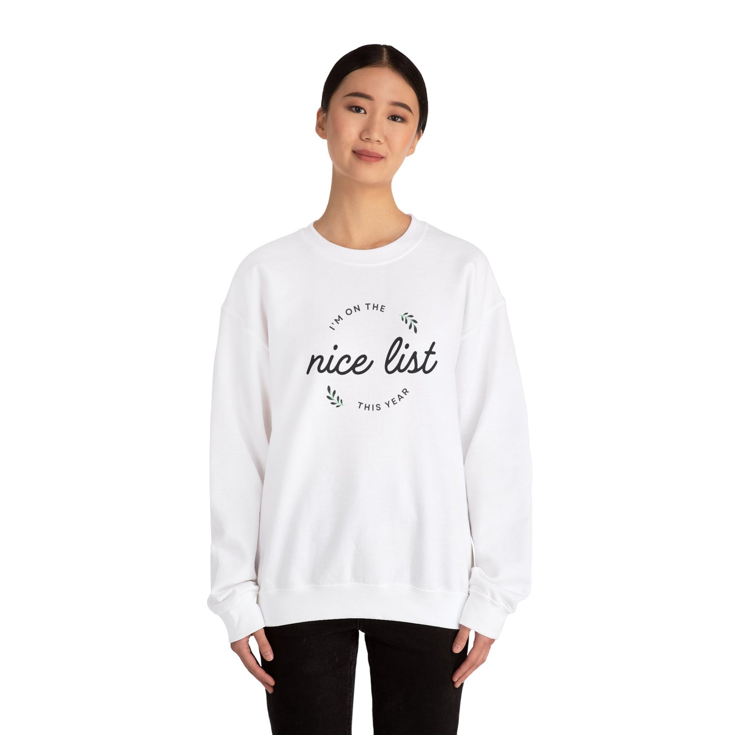 Nice List Unisex Heavy Blend™ Crewneck Sweatshirt