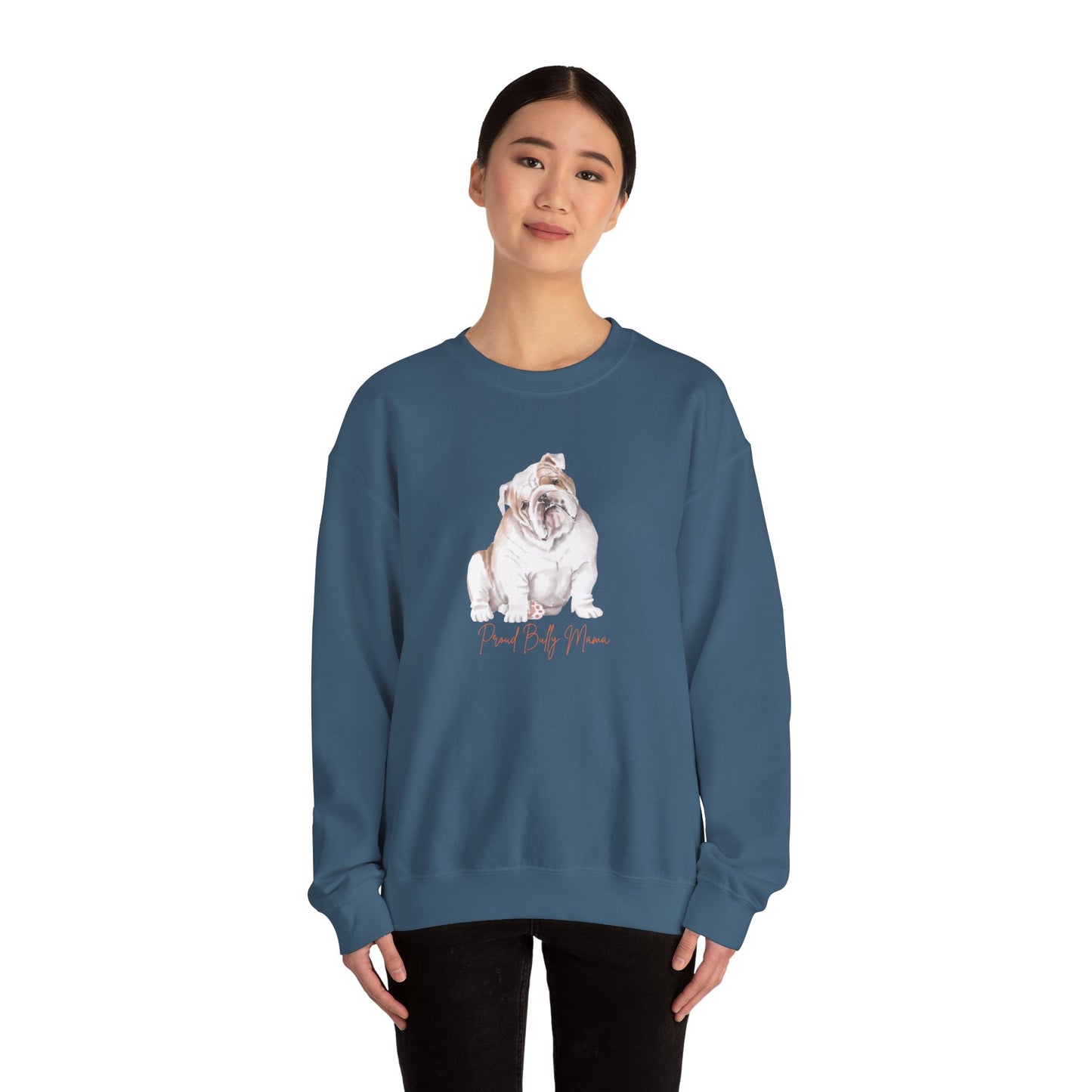 Proud Bully Mama-Unisex Heavy Blend™ Crewneck Sweatshirt