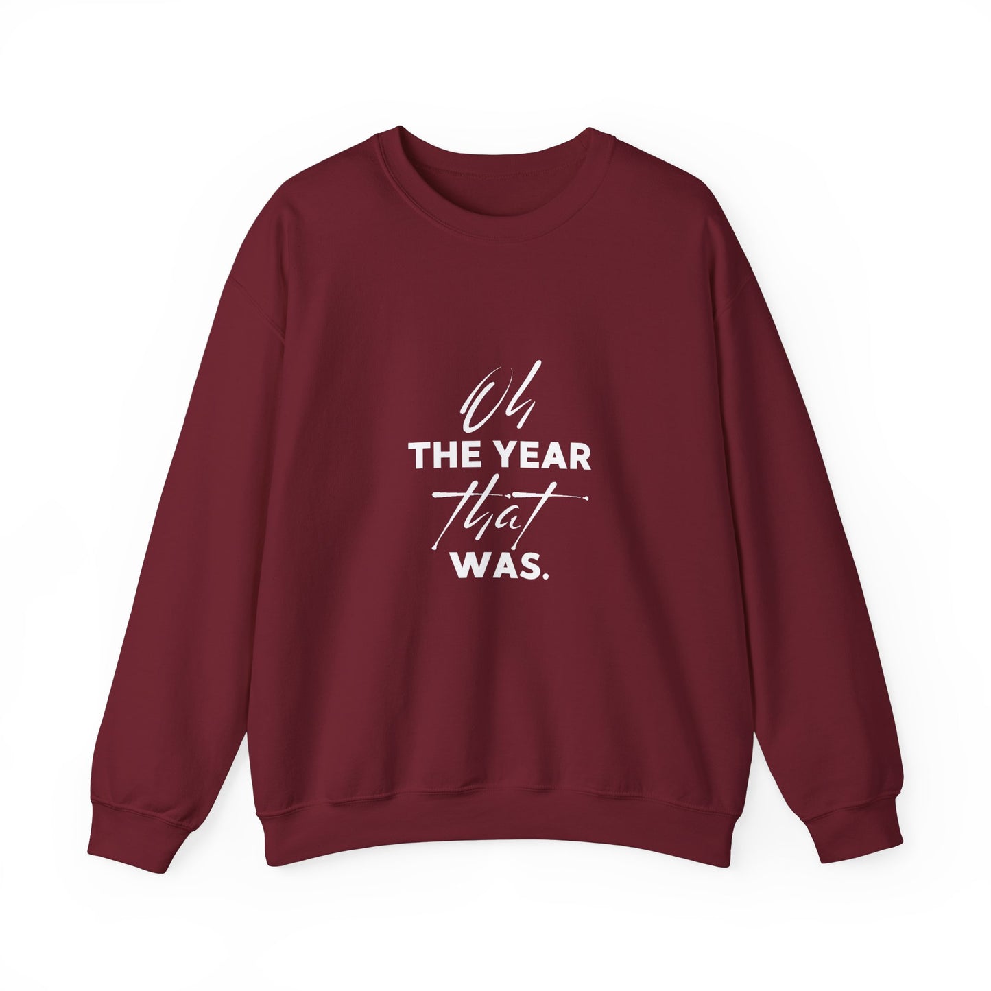 Oh the year that was- dark-Unisex Heavy Blend™ Crewneck Sweatshirt