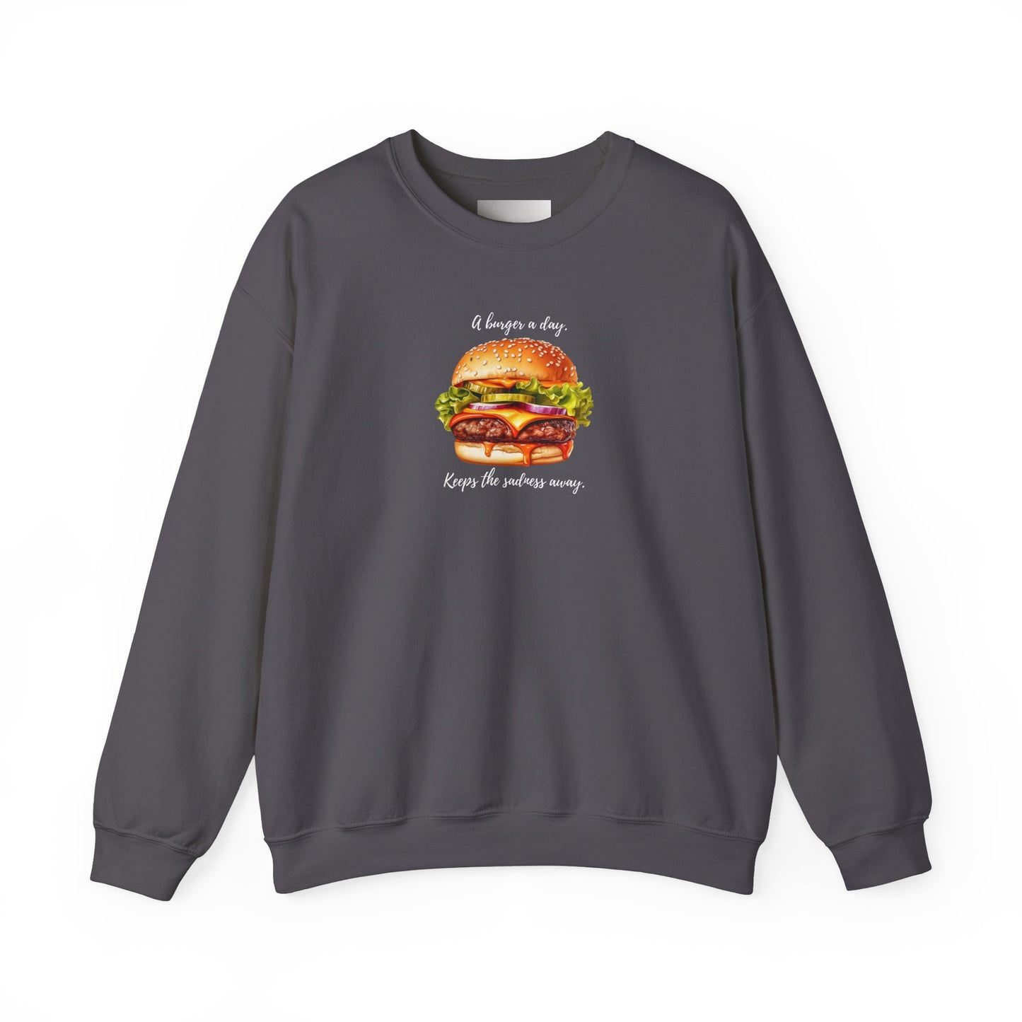 A burger a day- Unisex Heavy Blend™ Crewneck Sweatshirt