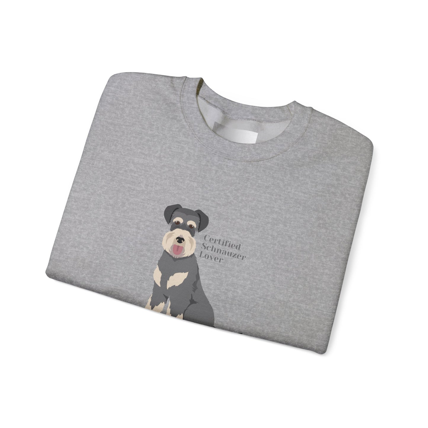 Certified Schnauzer Lover-Unisex Heavy Blend™ Crewneck Sweatshirt