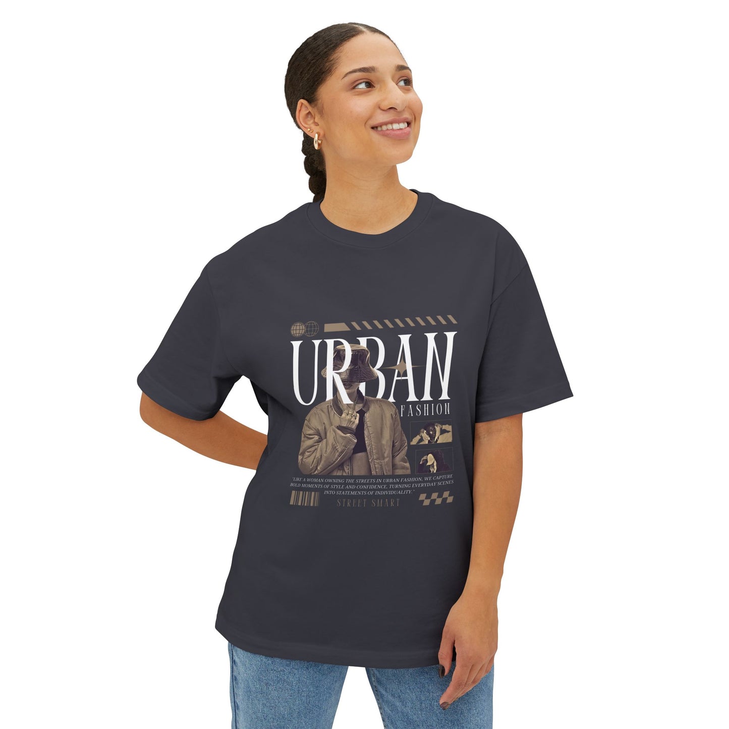 Urban Fashion-Unisex Oversized Boxy Tee