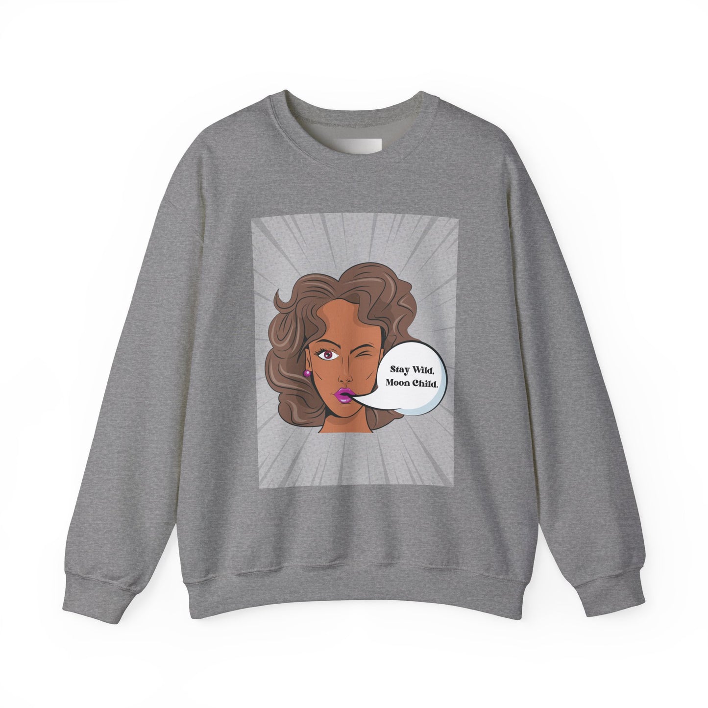 Stay Wild Moon Child-Unisex Heavy Blend™ Crewneck Sweatshirt