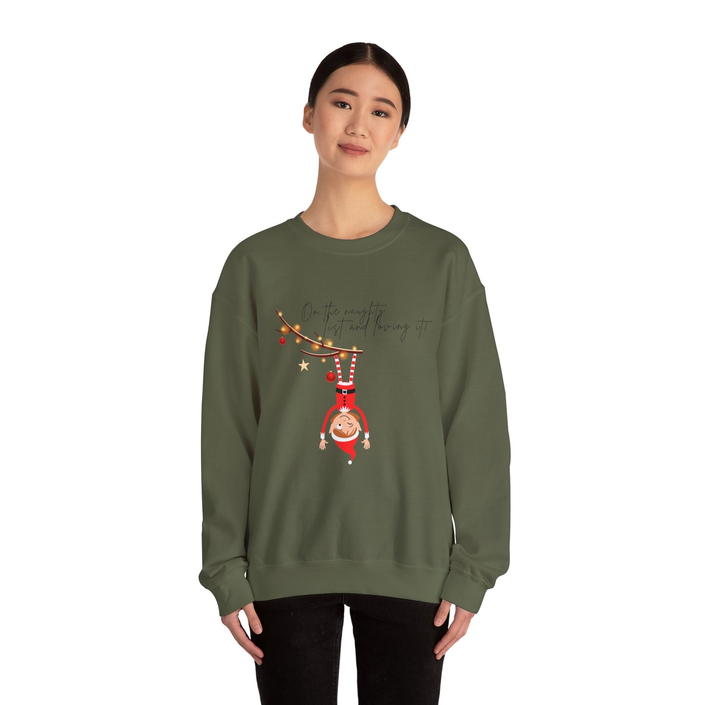 Naughty and Nice-Unisex Heavy Blend™ Crewneck Sweatshirt