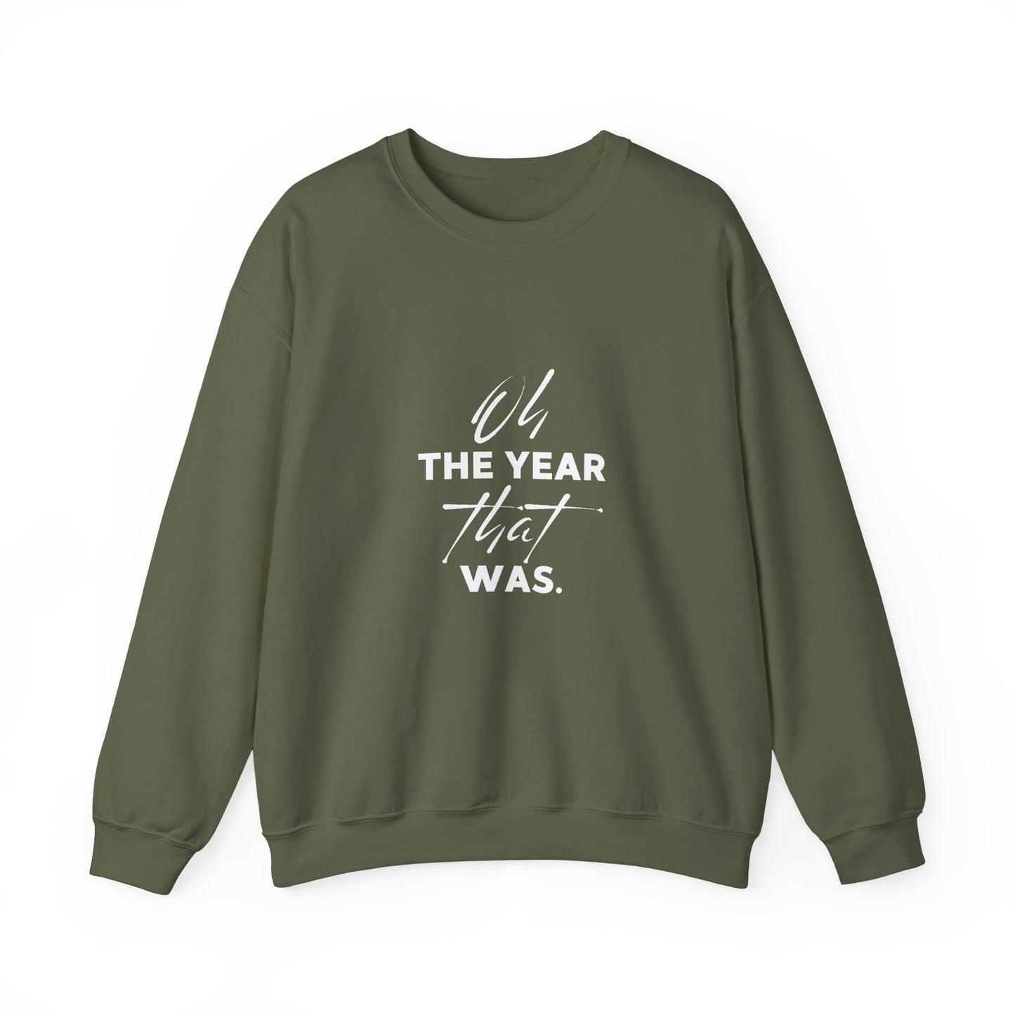 Oh the year that was- dark-Unisex Heavy Blend™ Crewneck Sweatshirt