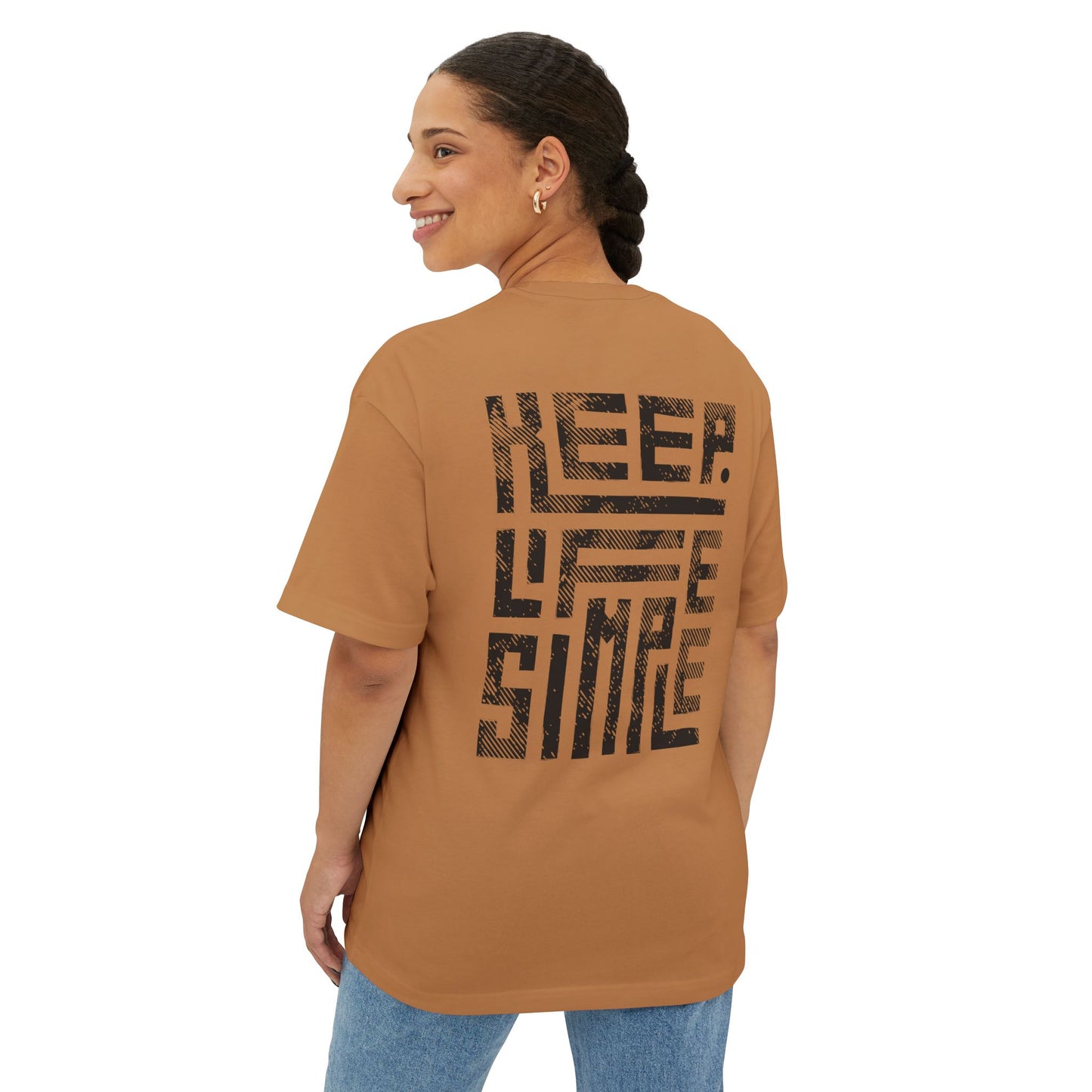 Keep Life Simple-Unisex Oversized Boxy Tee