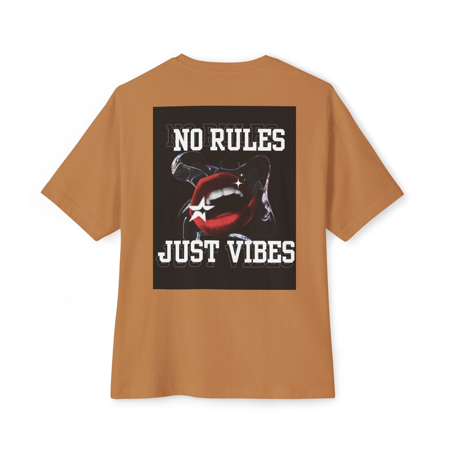 No Rules, Just Vibes - Unisex Oversized Boxy Tee