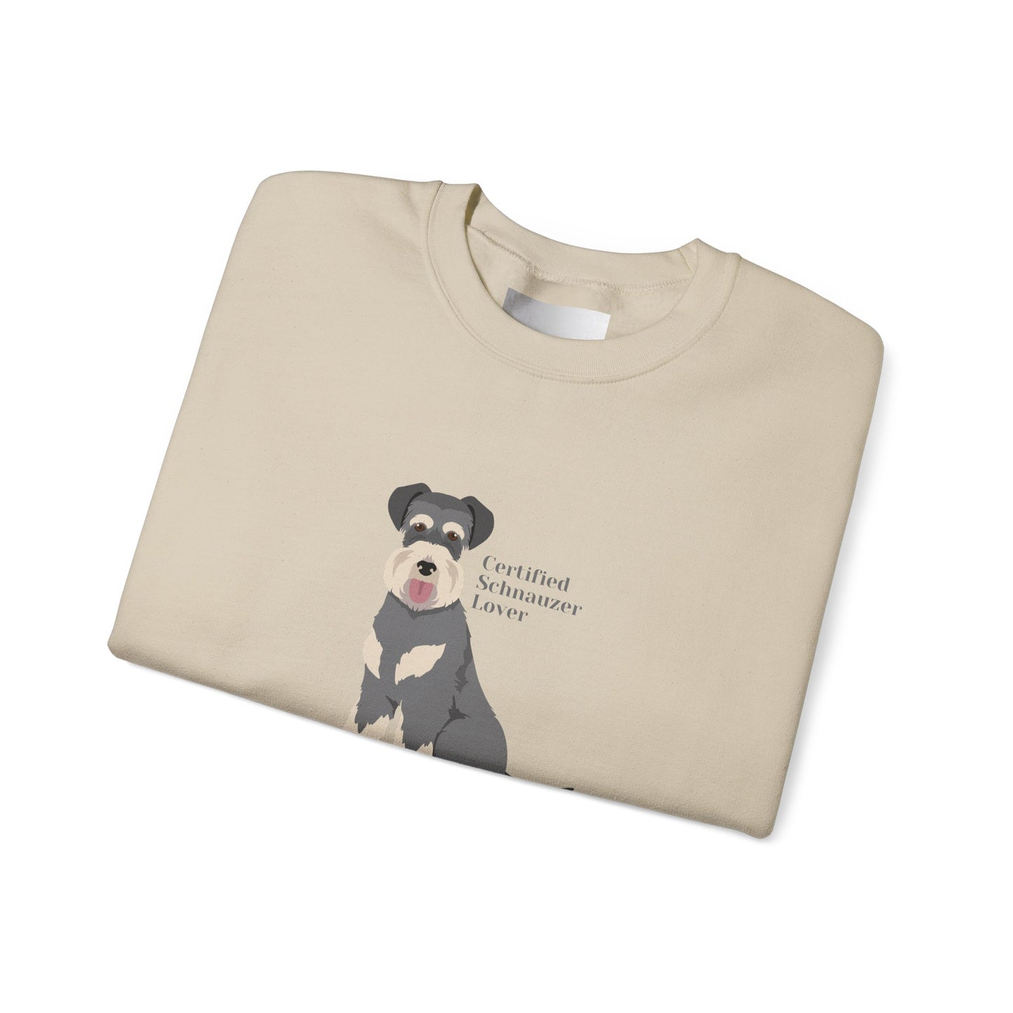 Certified Schnauzer Lover-Unisex Heavy Blend™ Crewneck Sweatshirt