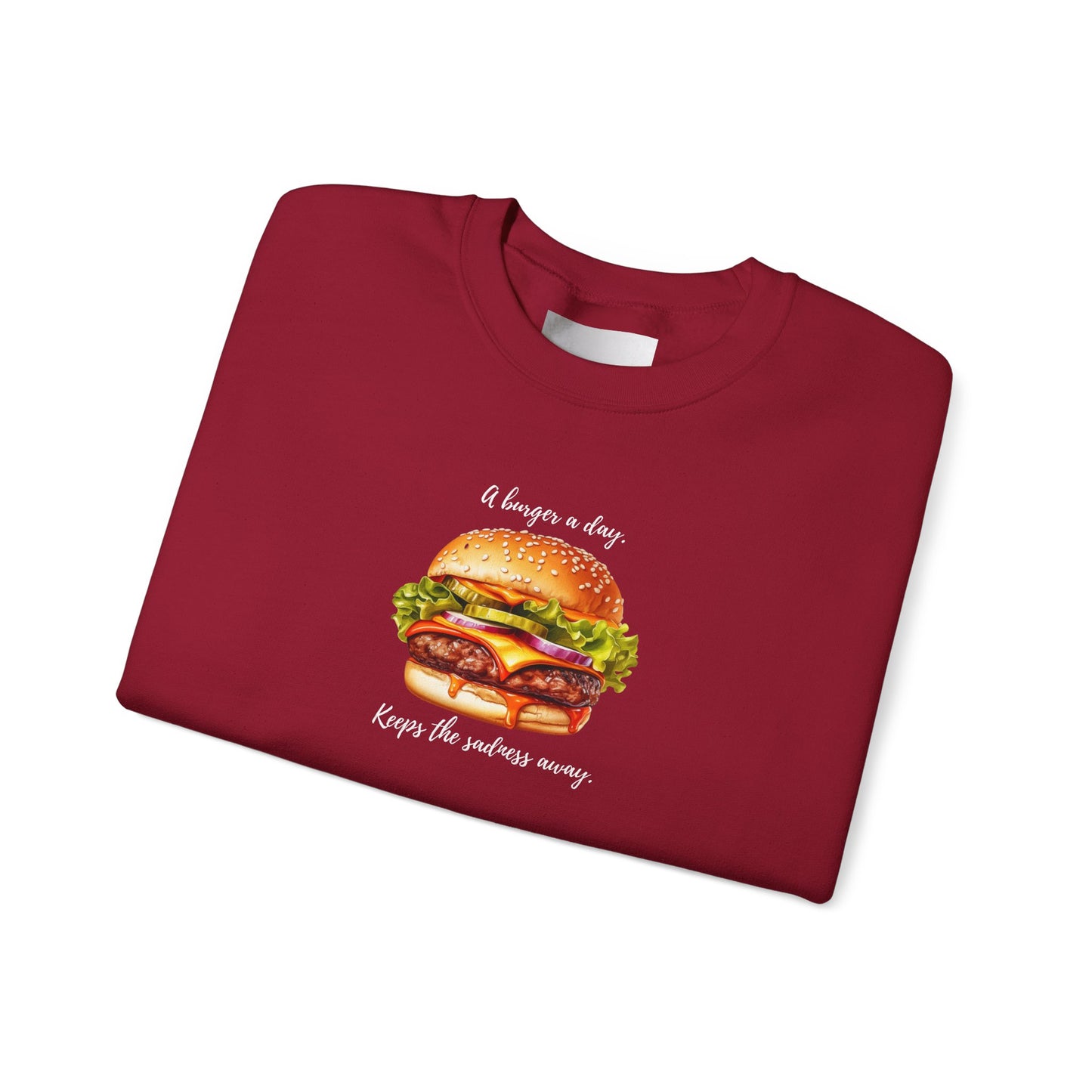 A burger a day- Unisex Heavy Blend™ Crewneck Sweatshirt