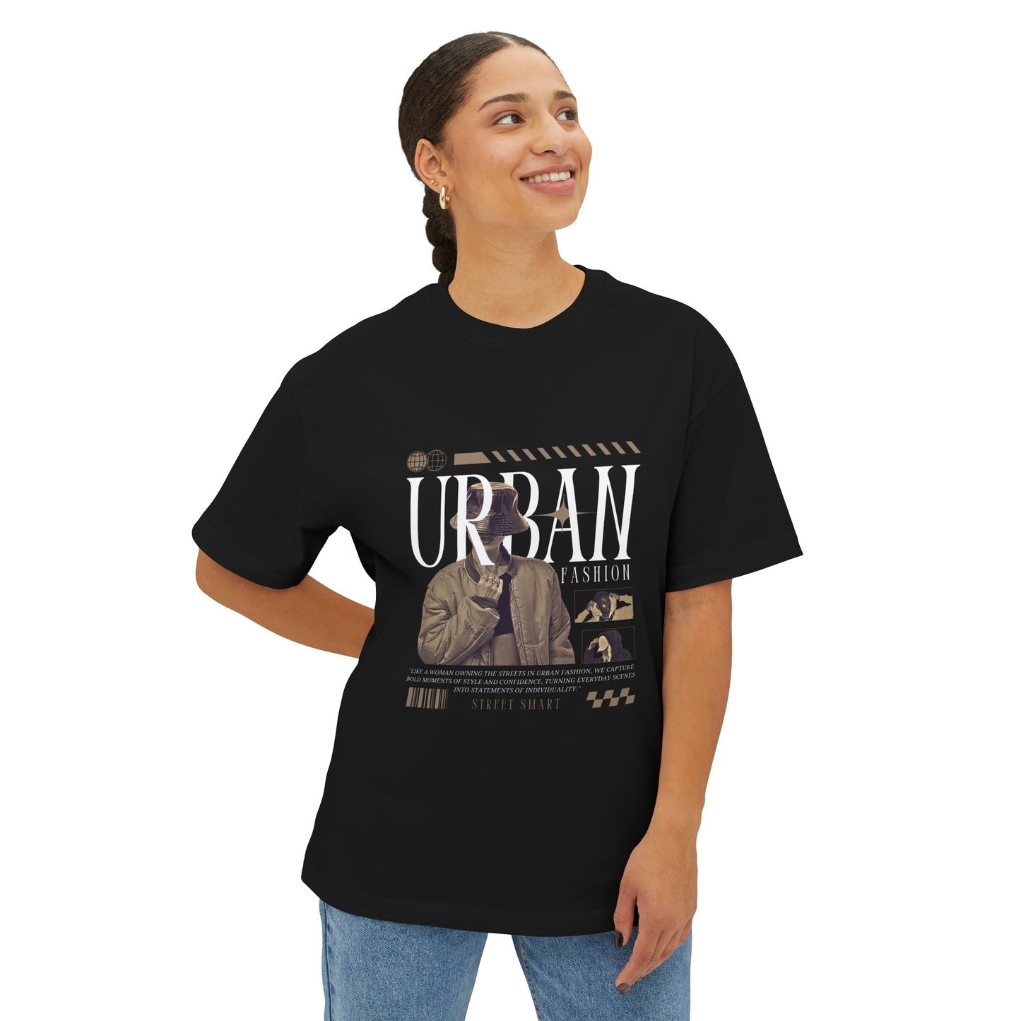 Urban Fashion-Unisex Oversized Boxy Tee