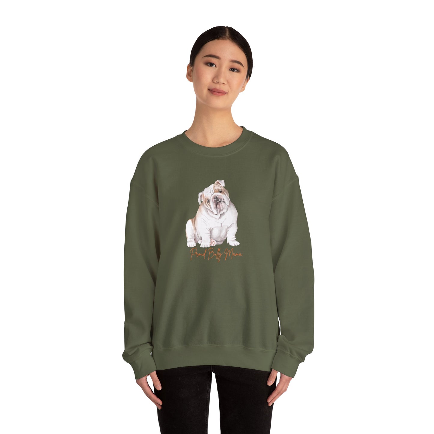 Proud Bully Mama-Unisex Heavy Blend™ Crewneck Sweatshirt